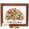 DIY Fall Tree Button Art Canvas Kit, 8x10 with Buttons & Tree Template